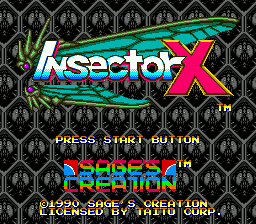 Заставка игры Insector X